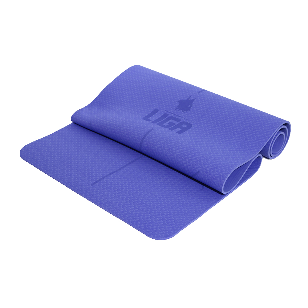 Στρώμα yoga TPE  yoga mat (original) 183εκ.*61εκ.*0,6εκ (blue) LIGASPORT*