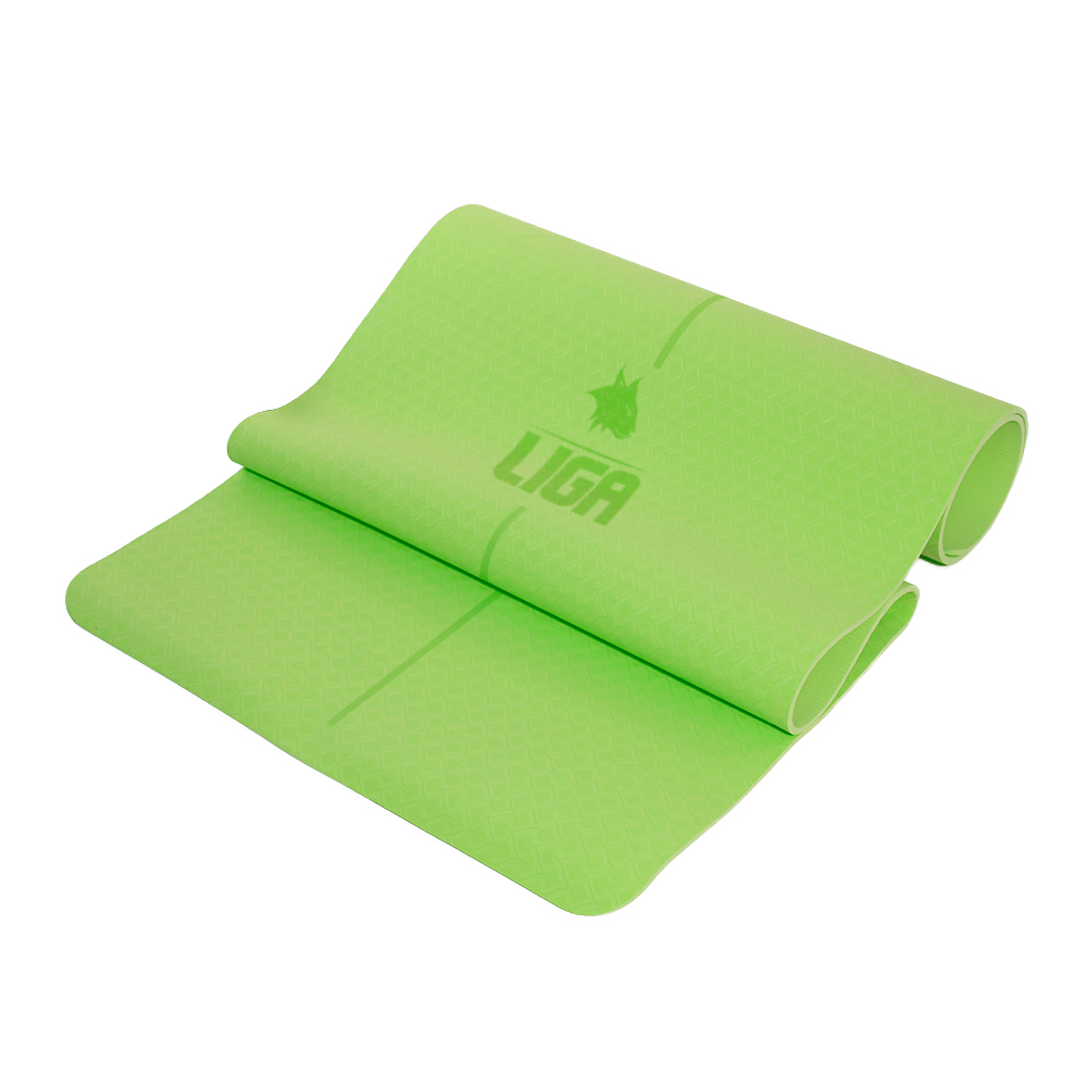 Στρώμα yoga TPE yoga mat (original) 183εκ.*61εκ.*0,6εκ (green) LIGASPORT*