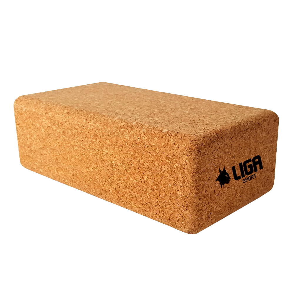 Τουβλάκι Yoga φελλού (Cork Yoga block) LIGASPORT*