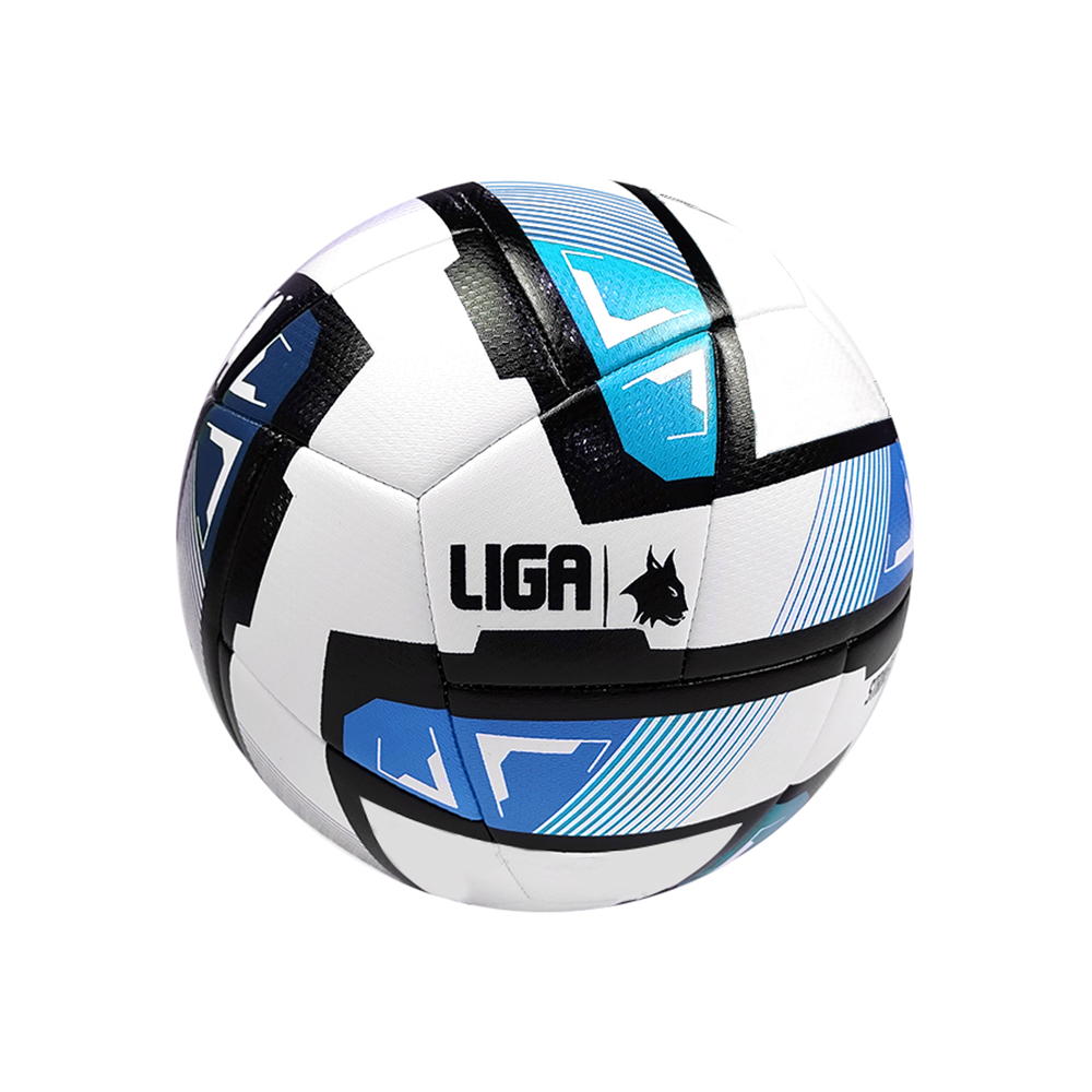 SOCCER BALL ENERGY (Cyan/Black/White) LIGASPORT^