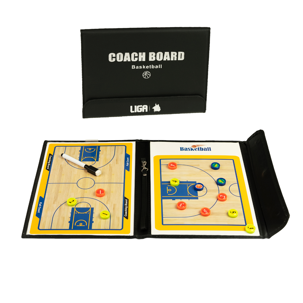 ΠΙΝΑΚΑΣ ΤΑΚΤΙΚΗΣ ΜΠΑΣΚΕΤ 55x32cm (BASKETBALL TACTIC BOARD FOLDER) LIGASPORT