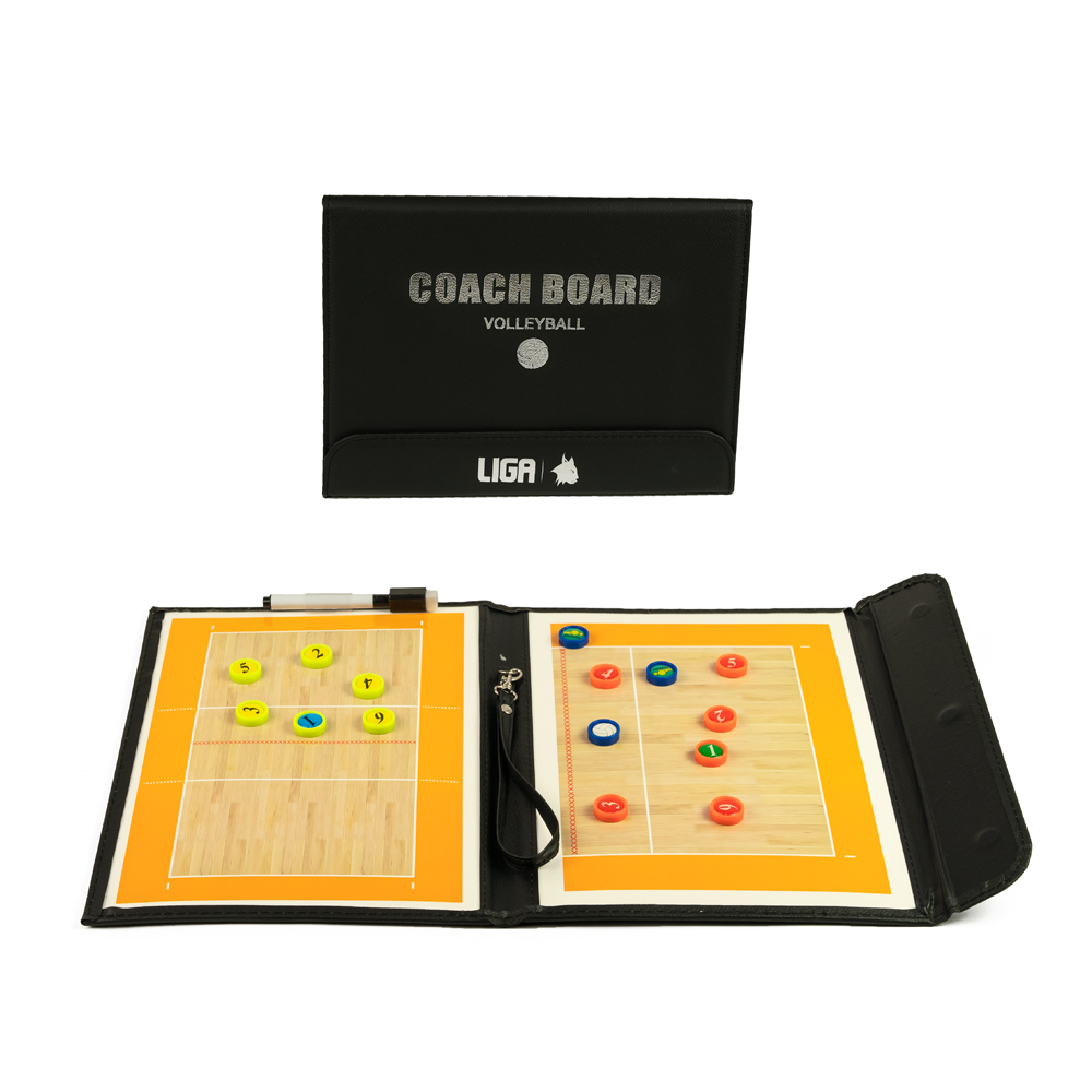 ΠΙΝΑΚΑΣ ΤΑΚΤΙΚΗΣ ΒΟΛΕΪ 55x32cm (VOLLEYBALL TACTIC BOARD FOLDER) LIGASPORT
