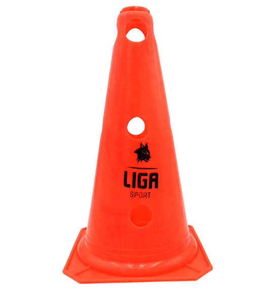 HOLE CONE (ΚΩΝΟΣ ΜΕ ΤΡΥΠΕΣ 50cm) - ORANGE LIGASPORT