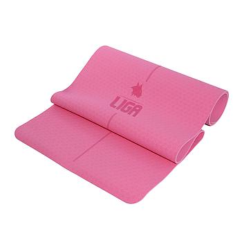 Στρώμα yoga TPE yoga mat (original) 183εκ.*61εκ.*0,6εκ (pink) LIGASPORT*