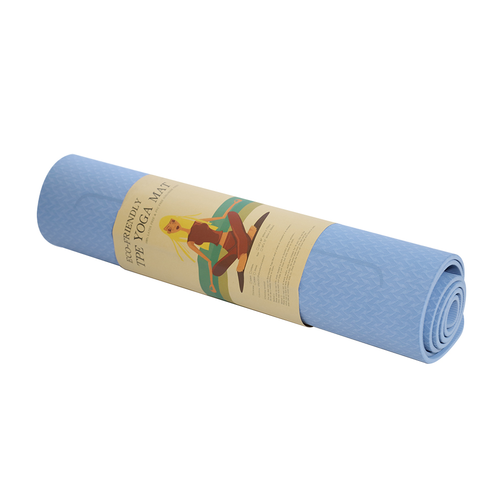 Στρώμα yoga TPE yoga mat (original) 185εκ.*68εκ.*0,6εκ (γαλαζιο) LIGASPORT*