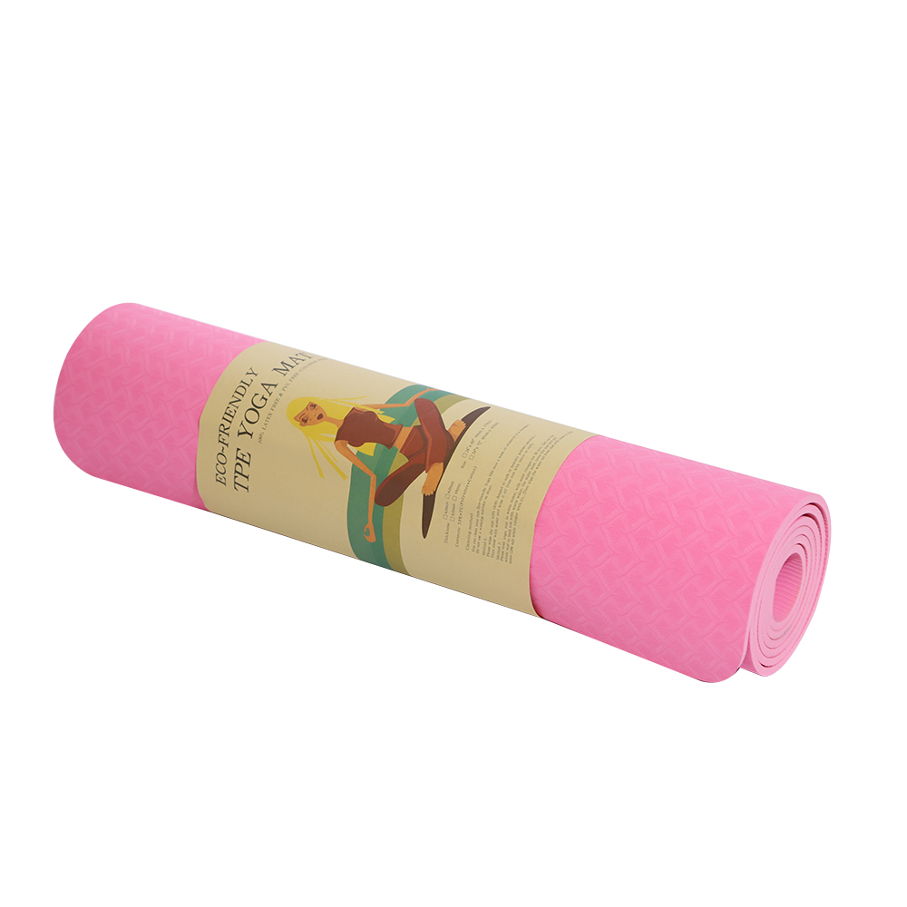 Στρώμα yoga TPE yoga mat (original) 185εκ.*68εκ.*0,6εκ (ροζ) LIGASPORT*