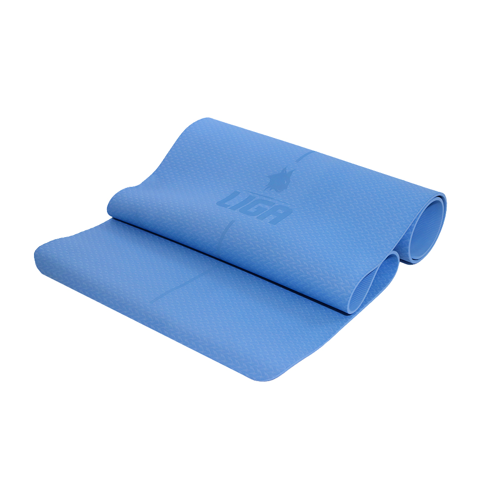Στρώμα yoga TPE yoga mat (original) 183εκ.*61εκ.*0,6εκ (light blue) LIGASPORT*